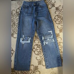 SHEIN Blue Denim Jeans